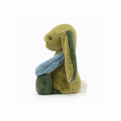 Jellycat Bashful Patchwork Basil Konijnen | ZK2038461